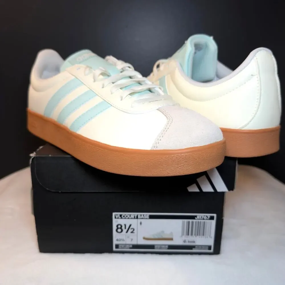 adidas Women’s VL Court Base “Core Halo Mint” – JI1767 | 8.5W